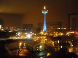 The everchanging view outside our window