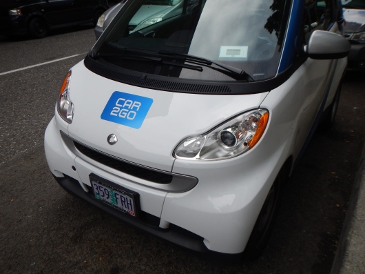 CAR2GO saw these throughout the city
