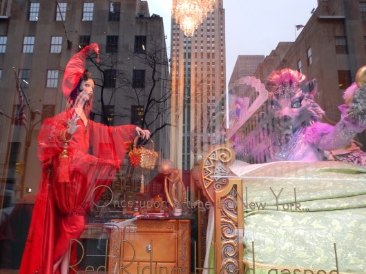 Glamorous Little Red Riding Hood and Wolf